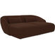 Amelia Brown Modular Sectional, Double Chaise